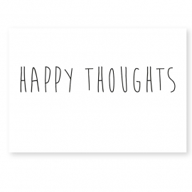 kaart happy thoughts