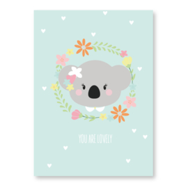 kaart koala you are lovely