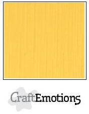 CraftEmotions linnenkarton goudgeel 27x13,5cm 250gr