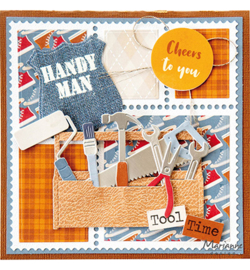 Marianne Design - Papier - PK9208 - Hi Handsome! - A4 paper pad