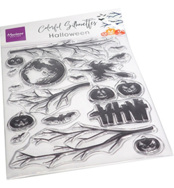 Marianne Design  - CS1111 - Colorfull silhouettes - Halloween