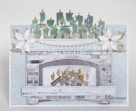 Marianne D Stempel TC0878 - Tiny's border - Candles