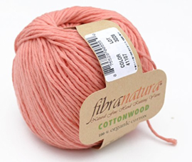 Fibra Natura - Cottonwood 41107 Zalm Oranje 100% Organische Katoen