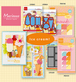 Marianne Design - Papier -  PK9190 - Fresh Lemonade - A4