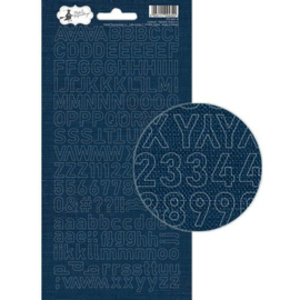 Piatek13 - Alphabet sticker sheet Soulmate 02 P13-MAT-18 10,5x23 cm