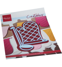 Marianne D Creatables LR0707 - Oven mitt & spoon