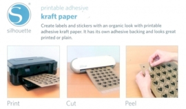 Silhouette Printable Craft Sticker Paper