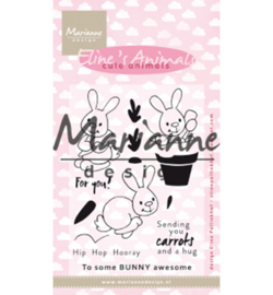 Marianne D Stempel EC0178 - Eline's cute animals – bunnies
