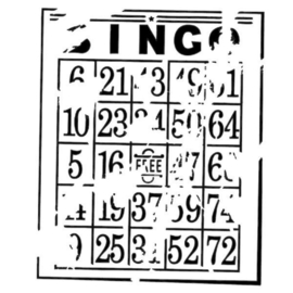 TCW Sjabloon 6x6" Mini Bingo