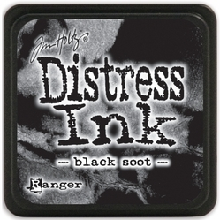 Tim Holtz distress mini ink black soot