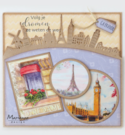 Marianne D Craftable CR1472 - Around the world Border