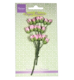 Marianne Design - Paper Flowers - Roses bud - light pink