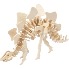 Stegosaurus - 3D Hout constructieset met APP