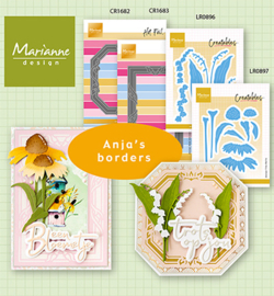 Marianne Design - Craftable - CR1682 - Hot Foil - Anja's Classic Octagon