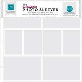 Echo Park Photo Sleeves 4x6 Inch & 3X4 Inch (10 pcs) (PFPS1004)