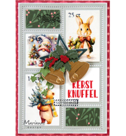 Marianne Design - VK9653 - Knipvel A4, Christmas Stamps