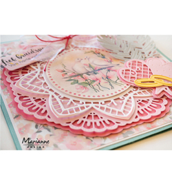 Marianne Design - Creatables - LR0852 - Anja's elegant circle with hearts