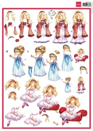 3D Knipvellen Snoesjes - Princess - 3DHM062