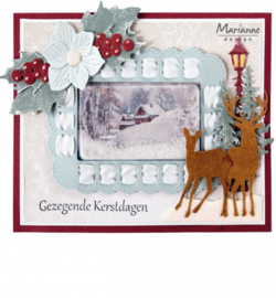 Marianne D Knipvel EWK1287 - Winter wishes - Squirrel