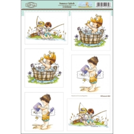 The Hobby House Wee Stamps - Summer Splash (HHEB008)