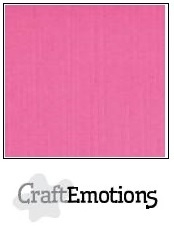 CraftEmotions linnenkarton magenta 30,5x30,5cm