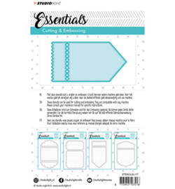 Studio Light STENCILSL117 - Embossing Die Cut Stencil Essentials nr.117