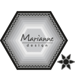 Marianne D Craftable CR1444 - Basic set: Hexagon