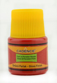 Cadence Opague Glas & Porselein verf Aardbeienrood 01 049 0550 0045 45 ml