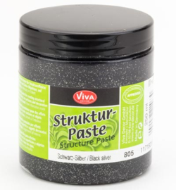 Viva - Glitter pasta - 117180550 - Schwarz-Silber