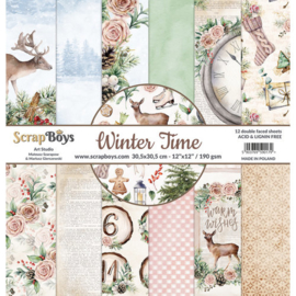 ScrapBoys - Winter Time 12x12 Inch Paper Set