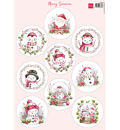Marianne Design - Knipvel - VK9630 - Merry Snowmen