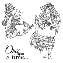 ScrapBerry's Set Of Clear Stamps 10,5x10,5 cm Fairy Tale Once Upon A Time (SCB4904009b)