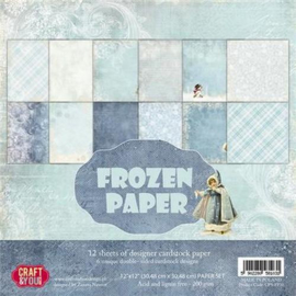 Craft&You Frozen Paper BIG Paper Set 12x12 12 vel CPS-FP30