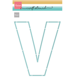 Marianne Design  - PS8161 - Letter V (Vaderdag)