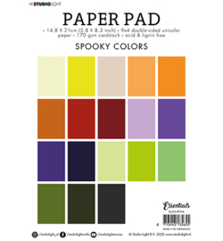 Studio Light  - Paper Pad Essentials A5 -SL-ES-PP54 - Spooky colors Essentials nr.54