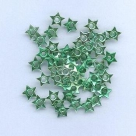 Eyelet Ster 8mm - groen