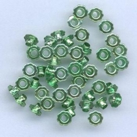 Eyelet Flower 6mm - groen