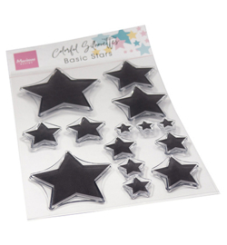 Marianne Design  - CS1148 - Colorful Silhouette - Basic Stars