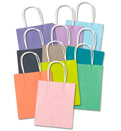21819 - Kraft Paper Bags, Licht roze