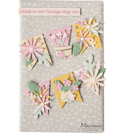 Marianne Design - PK9177 - Fleurige groetjes by Marleen