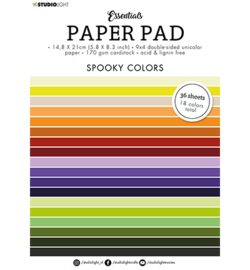 Studio Light  - Paper Pad Essentials A5 -SL-ES-PP54 - Spooky colors Essentials nr.54