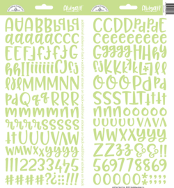 Doodlebug Design Limeade Abigail Stickers (5813)