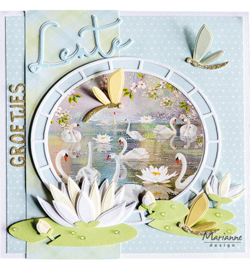 Marianne Design - Knipvel - EWK1291 - Spring Wishes - Swans