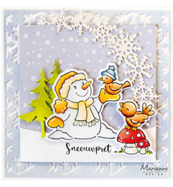 Marianne Design - Craftable - CR1677 - Background - Ice crystals