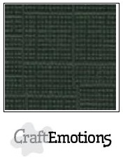 CraftEmotions linnenkarton - olijfgroen LHC-47 A4 250gr