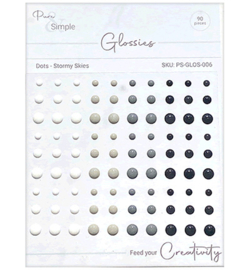 Pure & Simple - PS-GLOS-006 - Dots, Stormy Skies