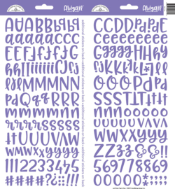 Doodlebug Design Lilac Abigail Stickers (5817)