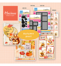 Marianne Design - VK9652 - Knipvel A4, Autumn Stamps