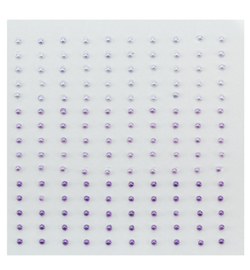 Nellie`s Choice - APS206 - Adhesive half pearls 3 tinten paars