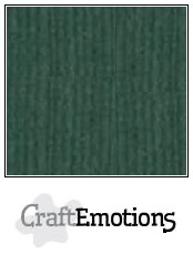 CraftEmotions linnenkarton - smaragdgroen LHC-62 A4 250gr